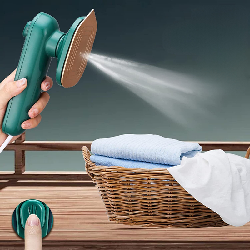 Mini Máquina Portátil Ferro De Passar Roupa Vapor P/ Viagem