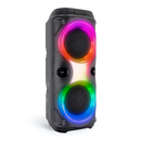 Caixa de som Bluetooth Portátil Com Led RGB Portátil FM USB TWS 30W Para Praia, Festa ou Viagem