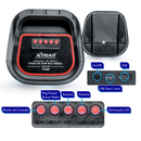 Caixa de som Bluetooth Portátil Com Led RGB Portátil FM USB TWS 30W Para Praia, Festa ou Viagem