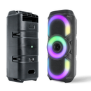 Caixa de som Bluetooth Portátil Com Led RGB Portátil FM USB TWS 30W Para Praia, Festa ou Viagem