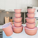 Super Kit de Potes Herméticos + Jarra 1.800ml – 11 Peças para Organizar Tudo!