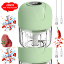 KIT1~KIT4 250ml Mini Processador Elétrico de Alimentos Portátil Carne Vegetais Recarregável USB Bivolt