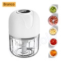 KIT1~KIT4 250ml Mini Processador Elétrico de Alimentos Portátil Carne Vegetais Recarregável USB Bivolt