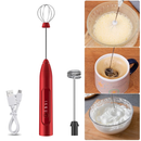 Batedor Misturador Mixer Elétrico para Bebidas Leite Café Clara de Ovo 2 em 1 taobiju