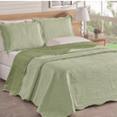 Kit Colcha Cobre Leito Casal 3 Peças Dupla Face Matelado – Toque Macio, Porta-Travesseiros, 100% Poliéster