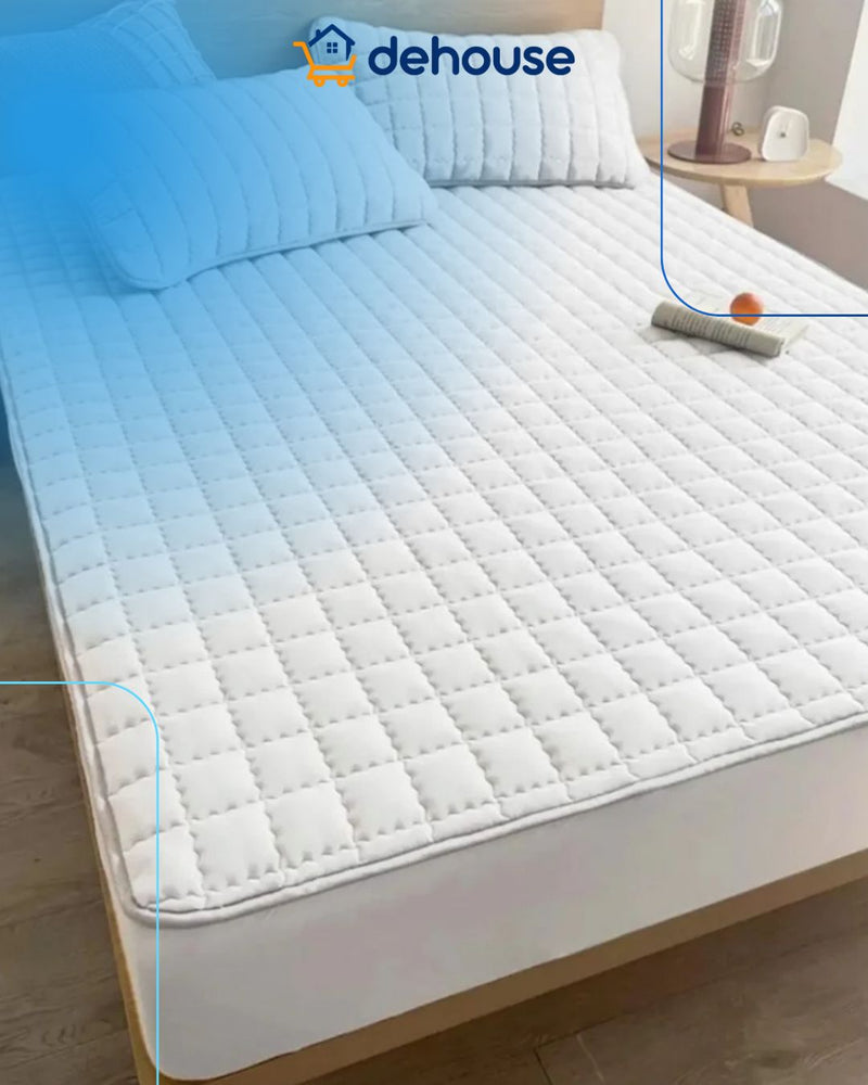 Capa de Colchão Impermeável Matelada Ultrassônica – Protetor com Elástico e Máxima Proteção