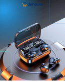 Fone de Ouvido Bluetooth TWS – Display LED, Touch, Redução de Ruído, À Prova d’Água e Sem Fio (Bluetooth 5.1)