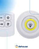 LED com Controle remoto sem fio.