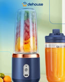 Liquidificador Portátil 400ml 6 Lâminas – Misturador Elétrico para Suco e Leite