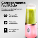 400ML 6 Lâminas Espremedor Elétrico Mini Liquidificador Portátil De Suco De Alimentos Misturador Leite