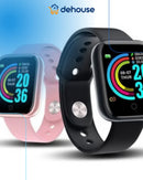 Smartwatch D20 / Y68 Esportivo – Relógio Inteligente Bluetooth para Android e iOS com Foto na Tela